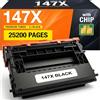 Supply Guy 147X W1470X Toner Nero compatibile con HP 147X 147A W1470A con LaserJet Enterprise M610 M611 M612 M610n M611dn M611x M612dn M612x MFP M634z M635fht M635 M635h (1x cartuccia Toner con Chip)