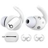 AhaStyle 3 paia di ganci per le orecchie Beats Studio Buds antiscivolo in silicone accessori 【Non adatti alla custodia di ricarica】 Compatibile con Studio Buds 2021