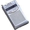 RAYPOW Radio Portatile AM/FM, Mini Radio Tascabile con Altoparlante Integrato, Antenna Telescopica, Presa Cuffie, Funzionamento a Batterie AA, Facile da Usare per Casa, Viaggio e Emergenze(argento)