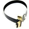 cablecc CYFPV, Cavo piatto con angolo di 90 gradi da HDMI tipo A maschio a HDTV FPC maschio per FPV HDTV, 50 cm, per Multicopter per fotografia aerea