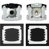 CTBDZ Guarnizione di ricambio per base chiave con simboli e lettere con cerniere a farfalla per MacBook Pro A1706 A1707 A1708, tastiera MacBook da 12 A1534 2017 (guarnizione base numero/lettera con