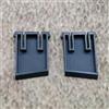 ULEIVA Piedini di ricambio per tastiera, colore nero, 1 paio (2 pezzi) compatibili con Logitech G213, ricambio per tastiera, supporto tastiera, tasti (nero)