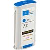 Lucky Bridge Cartuccia d'inchiostro compatibile LKB 1PK HP72 ciano di ricambio da 130 ml, utilizzabile con designjet T1100 T1200 T1100ps T1120 SD-MFP T1120ps T2300 T610 T620 T770 Series (1PK HP72 Ciano) -UK