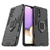 MaiJin Compatibile con Samsung Galaxy A32 4G Cover, Custodia Armor Anello Cavalletto (Funziona con il Supporto Magnetico per Auto) Case Paraurti (Nero)