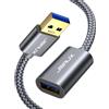 JSAUX Cavo di prolunga USB A 2m-Grigio