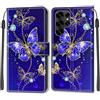 KENHONER Custodia per Samsung Galaxy S25 Ultra, Farfalla | Portafoglio Pelle PU, Magnetica, Resistente Agli Urti, Scomparto Carte Credito, Pieghevole, Flip Libro, Motivo