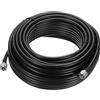 QUARKZMAN Uhf Maschio Pl-259 a Uhf Maschio Pl-259 Bassa Perdita Rg213 Coassiale Ponticello Cavo 23m/75ft