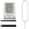 MMOBIEL Vassoio SIM Compatibile con Samsung Galaxy S21 FE 5G - 6.4 Pollici - 2022 - Porta Scheda Con Guarnizione di Gomma e Pin - Nero