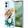 YUXING Cover Trasparente per Xiaomi 15T Pro 5G - Custodia Protettiva Sottile in TPU Morbido Antiurto con Carino Motivo Disegno Cool (Duck)