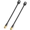 ZIJUNYUAN HGLRC LHCP Antenna Long Range FPV Hammer 2.5dBi Mini 5.8G per RC Drone (2 pezzi lunghi SMA RHCP)