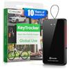 GlocalMe KeyTracker, 4G LTE Global GPS Tracker per bambini, veicoli, bagagli e oggetti di valore, Smart Tag con GPS, AGPS, LBS, Bluetooth, Wi-Fi e tecnologie di localizzazione del radar attivo,