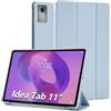 Bighan Custodia Compatibile per Lenovo Idea Tab 11 Pollici, Sottile Smart Folio Supporto Trifold Tablet Custodia Compatibile per Lenovo Idea Tab 11'', TB336FU/TB336ZU, Blu