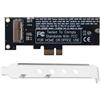 Gurtt Adattatore per scheda di conversione SSD da PCI-E 1X a 12+16 pin con lamiera metallica compatibile con Mac Pro Air 2013-2017 A1493 A1502 A1465 A1466