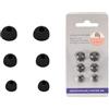 INF 3 Paia di Gommini di Ricambio per Sennheiser MOMENTUM 3 Cuffie Bluetooth Senza Fili Copri Auricolari Silicone Flessibile e Leggero Nero