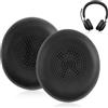 BakeWhiz Cuscinetti auricolari di ricambio per cuffie Jabra Elite 45H / Jabra Evolve2 65MS UC, cuscinetti di ricambio per cuffie in memory foam on-ear senza fili, cuscinetti auricolari con morbida pelle