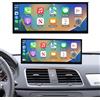 Ninetom Autoradio touchscreen da 12,3 pollici con Carplay wireless e Android Auto per Audi Q3 2013-2018 con sistema 3G MMI/RMC, supporta Mirrorlink, telecamera, navigazione, Siri, musica