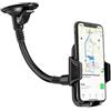 N NEWTOP ST23 Supporto Ventosa Braccio 360° Universale Regolabile Cruscotto Porta Parabrezza Vetro Flessibile per GPS Smartphone Cellulare