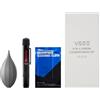 VSGO Kit di pulizia della fotocamera 4 in 1 con spazzola per la pulizia dell'obiettivo, pennino, panno in microfibra compatibile per fotocamere DSLR Canon, Nikon, Sony