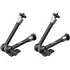 SMALLRIG 9.8-inch Magic Arm 2-Pack, Adjustable Articulating Friction Arm Mount with 1/4-20 Thread Screw, for Camera Monitor/LED Light Setup, 5317