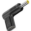 Bacron Adattatore USB-C PD 100 W a 19 V DC 5,5 x 2,5 mm - Spina 12 V 19 V 20 V per Asus Laptop, Router, Stampante, Camper, Generatore Solare