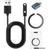 Clydewy Kit caricabatterie per registratore vocale AI per PLAUD Note, include cavo di ricarica USB magnetico da 7,62 mm a 4 pin da 7,62 mm, anello magnetico e adattatore USB di tipo C per registratore vocale