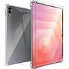 MEMELOKA Custodia per Samsung Galaxy Tab S11 Ultra 14.6 Pollici + Vetro Temperato, Cover Protezione in TPU Morbido Ultra-Sottile con Airbag in Silicone Rinforzato