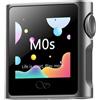 SHANLING M0s - Lettore MP3 Hi-Fi, mini DAC, AMP HD Touch screen, Bluetooth 5.0, supporta audio stereo senza perdita con scheda SD da 2 TB per sport, jogging e allenamento (Grey, Without SD Card)