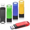KOOTION Chiavetta USB 64 GB USB 3.0 5 Pezzi Pennetta USB 64GB Piccolo e Leggero Pen Drive 5 Pack Chiavetta 64GB 3.0 Nero Set Penne 64GB Con indicatore LED Para Ordenador/TV/Coche/Player, ect