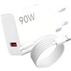 suuosl Caricabatterie 90W HyperCharge USB-C 2M Note 13/14/14 Pro 5G Adattatore di Ricarica Veloce Type-C Compatibile