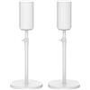 ComVome Supporto per Altoparlanti Regolabile in Altezza in Coppia per per Sony HT-A9 Supporto - Supporto per Altoparlanti Suono Surround per per Sony HT-A9 Supporto per Altoparlanti con Gestione Cavi