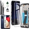 RongZy Compatibile con Samsung Galaxy A02s A025G A025U A025A A025V M02s Schermo LCD Display Sostituzione Touch Screen Sensore con Kit di Attrezzi(165mm,Nero con Cornice)