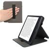 kwmobile Custodia Verticale Compatibile con Kobo Libra Colour - Cover con Fascia Mano e leggìo - Case Custodia e-Reader Flip