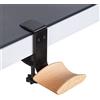 Jichenfang GGF Supporto per gancio per cuffie, supporto per gancio, supporto per cuffie, gancio, supporto a parete, supporto per cuffie in legno di noce per cuffie da gioco audio, studio e PC (Beech-B)