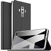 Verco Huawei Mate 10 Pro Cover, Custodia a Libro Pelle PU per Huawei Mate 10 Pro Case Booklet Protettiva [magnetica integrata], Nero