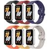 TiMOVO 6 Cinturini Sportivi Compatibili con Samsung Galaxy Fit 3 2024 | Cinturino di Ricambio Compatibile con Samsung Galaxy Fit 3 SM-R390, Nero+Rosso+Blu+Arancione+Giallo Vivo+Luce di Stelle