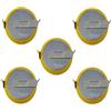 Eunicell 5 batterie RF CMOS BIOS BR / CR2032-HF con linguetta di saldatura da 3 V per PC usa e getta v