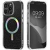 kwmobile Custodia per Apple iPhone 16 PRO Max Cover - Custodia Rigida con Bordo in TPU - Compatibile con MagSafe - Protezione Extra per Fotocamera - Trasparente
