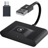 Generic Adattatore wireless CarPlay, compatibile con Apple CarPlay, adattatore wireless UK, dongle Bluetooth Car Play per auto cablato di fabbrica, per auto dal 2015 iPhone 6 e superiori iOS 10 e superiori