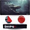 The Gaming Mat Company Tappetino MTG per 1 Giocatore & Mouse Pad - 72x36 cm Dragon Dive Gaming Mouse Pad compatibile con Magic: The Gathering playmat, carte MTG, tappetino gioco TCG