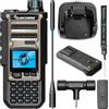 HYS Quansheng TK-11 (8) 10 W VHF/UHF Walkie Talkie, connettore di ricarica Type-C e batteria da 3000 mAh, numero di canale, analizzatore di spettro, radio professionale a due vie