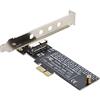 NFHK Scheda di conversione PCI Express PCI-E da 1X a 12+16pin 2013-2017 Mac Pro Air SSD per A1493 A1502 A1465 A1466