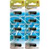 Eunicell 10 batterie alcaline LR1 / N/Lady 1,5 V (2 blister da 5 batterie) AM5, UM5 4001, 4901, MX9100, 910A