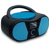 MOOOV 477412 Lettore CD Sportman con Radio FM, Porta USB, Funzioni Sleep e ID3 schermo LED, AUX-in, Uscita Cuffie, Equalizzatore
