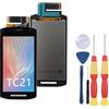 SiuVorZhi Display LCD compatibile con ZEBRA TC21 Display LCD Touch Screen Assembly Riparazione Parti di ricambio con strumenti.
