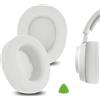 Geekria Cuscinetti auricolari di ricambio in tessuto a rete per cuffie wireless SteelSeries Arctis Nova Pro, parti di riparazione (bianco)