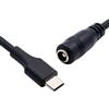 CableCC - Cavo di ricarica prolunga da USB 3.1 di tipo C a jack CC, 5,5 x 2,5 mm, per MacBook Apple, lungo 10 cm