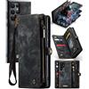 UFinetech 2 in 1 Rimovibile Portafoglio Cover Samsung Galaxy Note 20 Alta Qualità Retro Magnetica Flip Libro TPU Pelle Custodia Samsung Galaxy Note 20 5G Carta Slot Tracolla Cerniera 2020 Donna Uomini