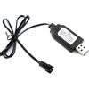 GERUI 1 cavo di ricarica USB per batterie Ni-Cd/Ni-MH/LiPo/LiFePo4, adattatore maschio SM-2 pin, uscita 7,2 V, utilizzato su RC Toys Car Tank Trucks Trains Boat (7,2 V)