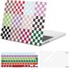 MOSISO Cover Compatibile con MacBook Air 13,6 Pollici M4 A3240 M3 A3113 M2 A2681 per Air 13 Pollici Custodia 2025 2024 2023 2022 Touch ID, Case Rigida&Copritastiera&Pellicola, Scacchiera Colorata