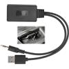 Tissting Ricevitore Bluetooth per Auto, Adattatore Audio Stereo Bluetooth 5.0 con Doppia Interfaccia AUX/USB e Vivavoce Integrato per Auto e Casa
